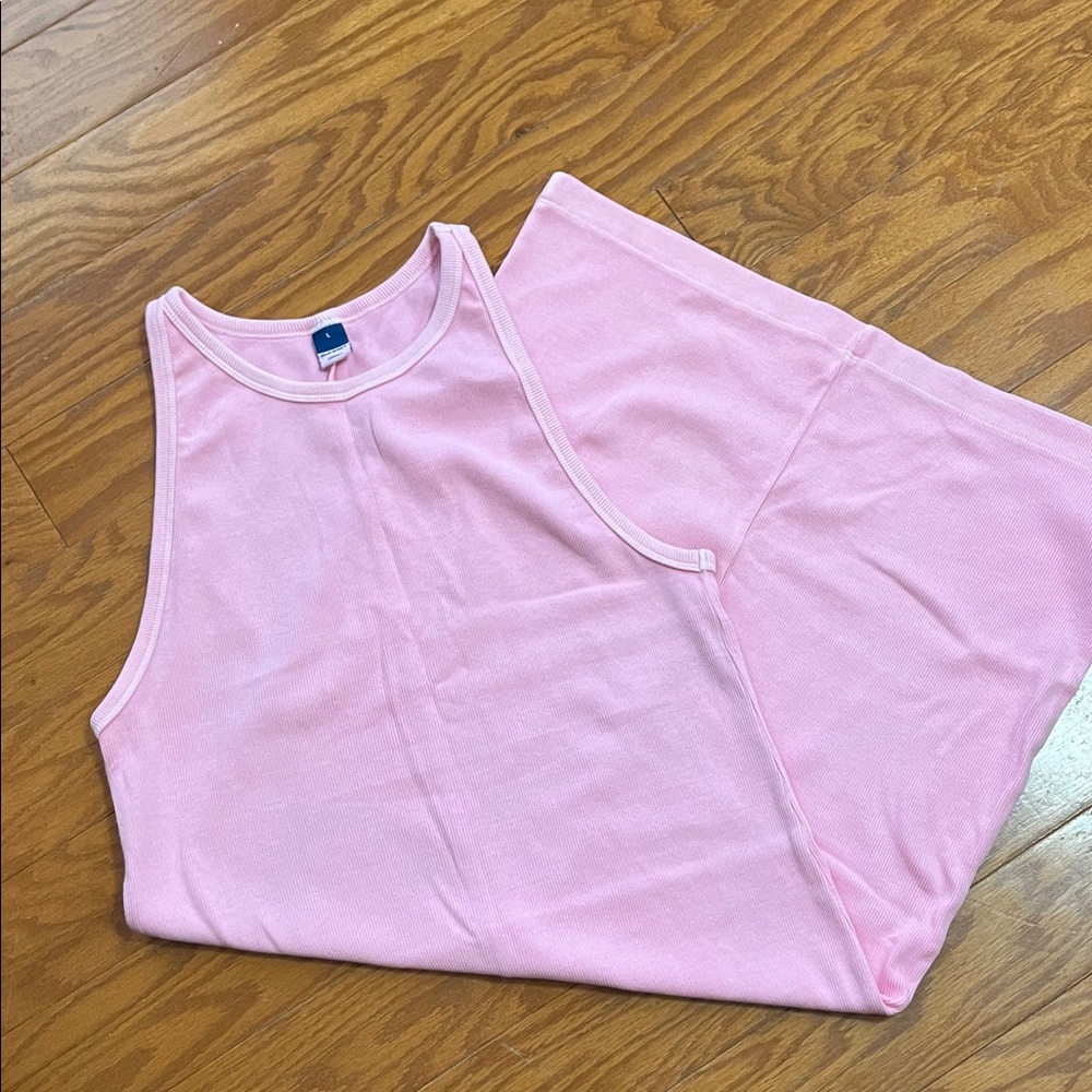 Pink Sleeveless Nightgown